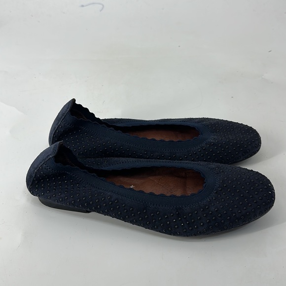 Hispanitas Women's Blue Flats Size 39/7.5 - Picture 2 of 6